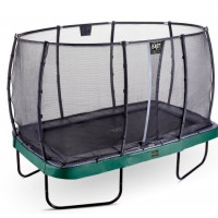 Батут EXIT Елегант Преміум 244х427 см зелений